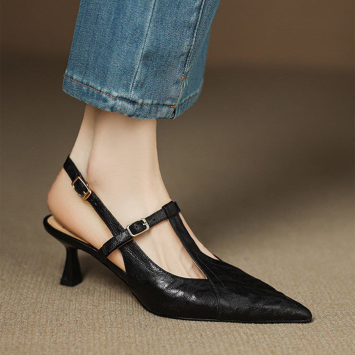 Dolores - Tacones elegante de cuero