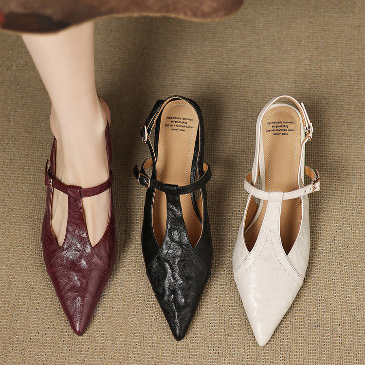 Dolores - Tacones elegante de cuero