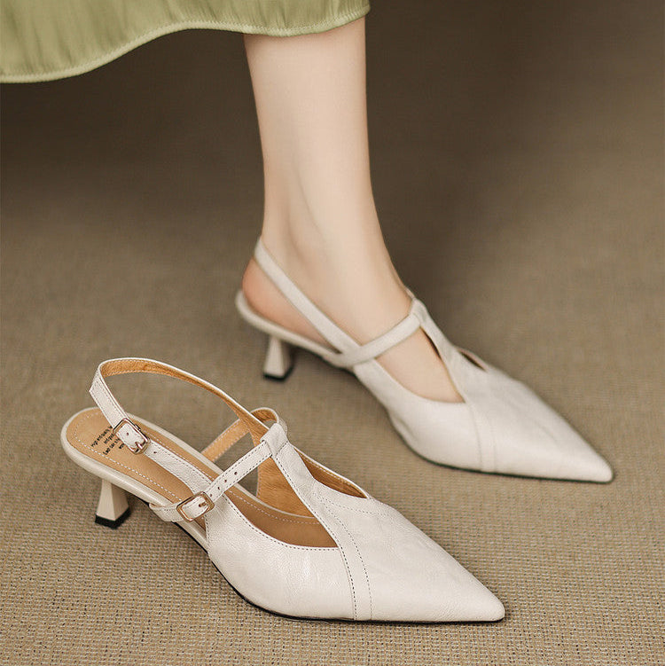 Dolores - Tacones elegante de cuero