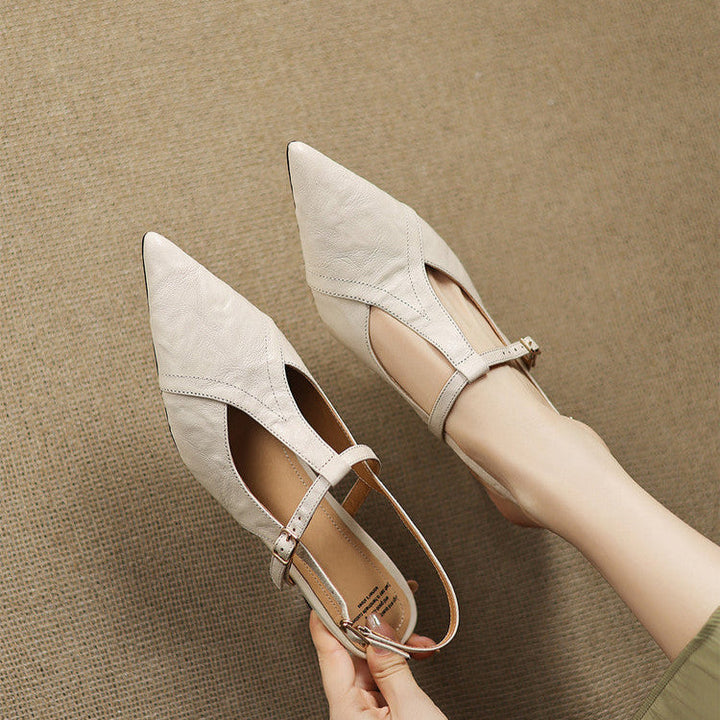 Dolores - Tacones elegante de cuero