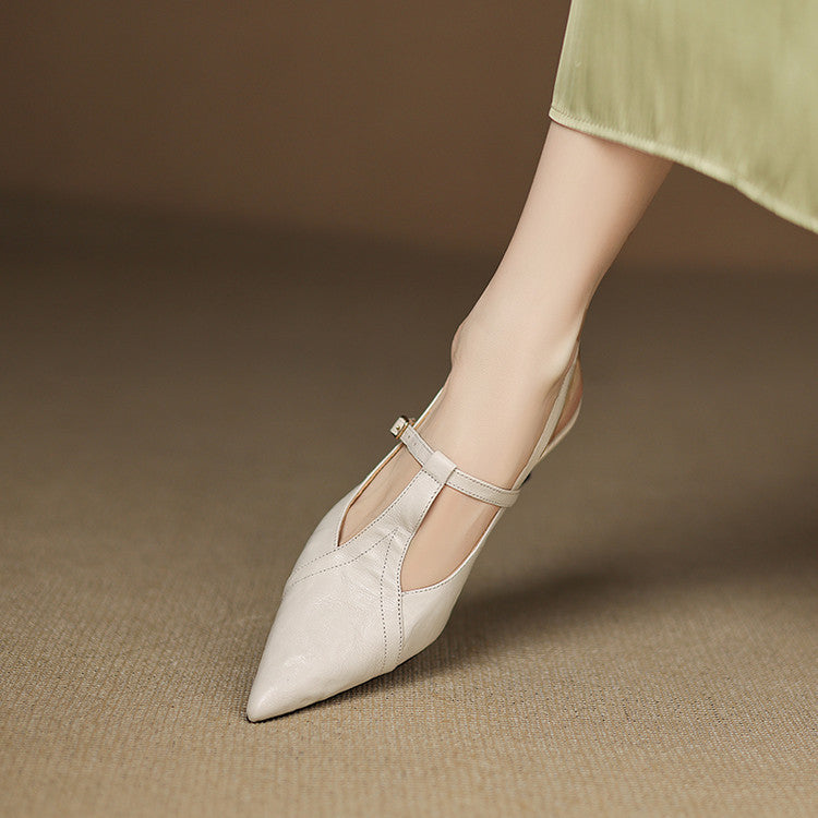 Dolores - Tacones elegante de cuero