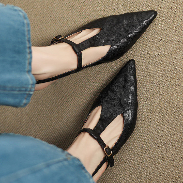 Dolores - Tacones elegante de cuero