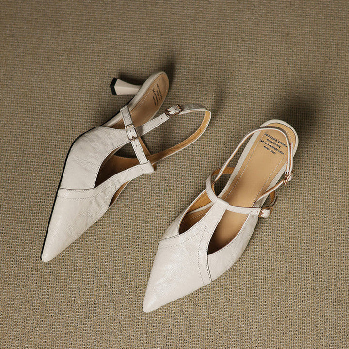 Dolores - Tacones elegante de cuero