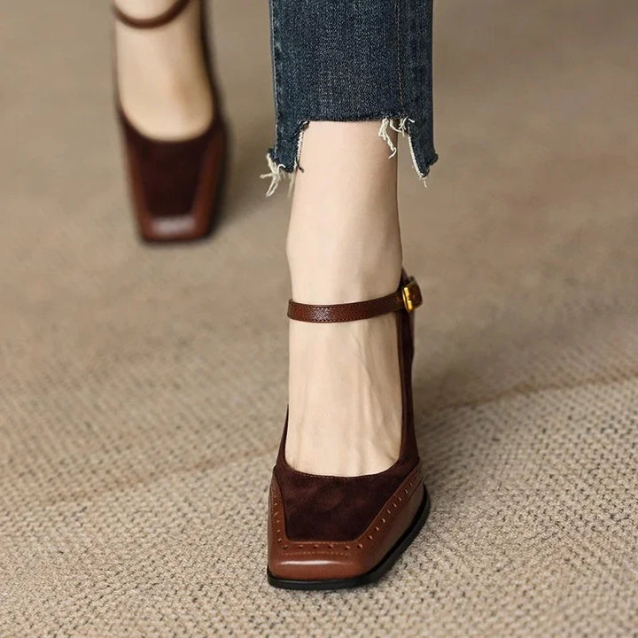 Esther - Tacones elegante de cuero