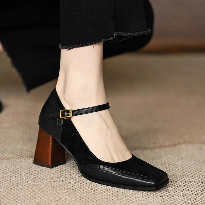Esther - Tacones elegante de cuero