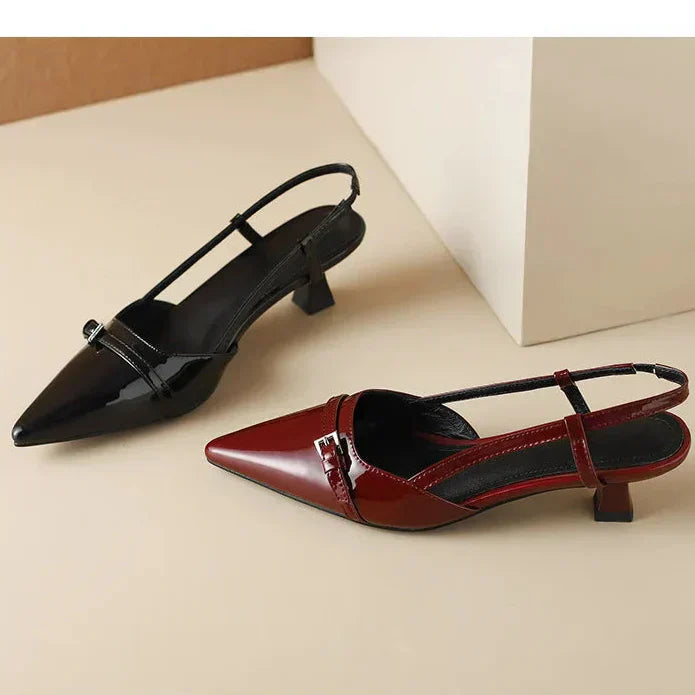 Marta - Tacones elegante de cuero