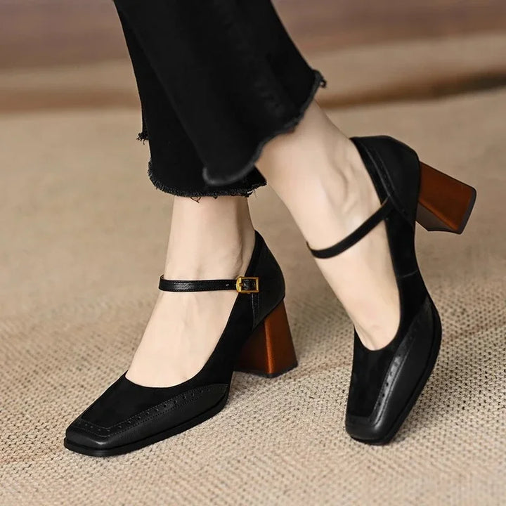 Esther - Tacones elegante de cuero
