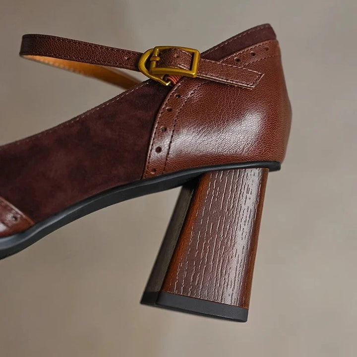 Esther - Tacones elegante de cuero