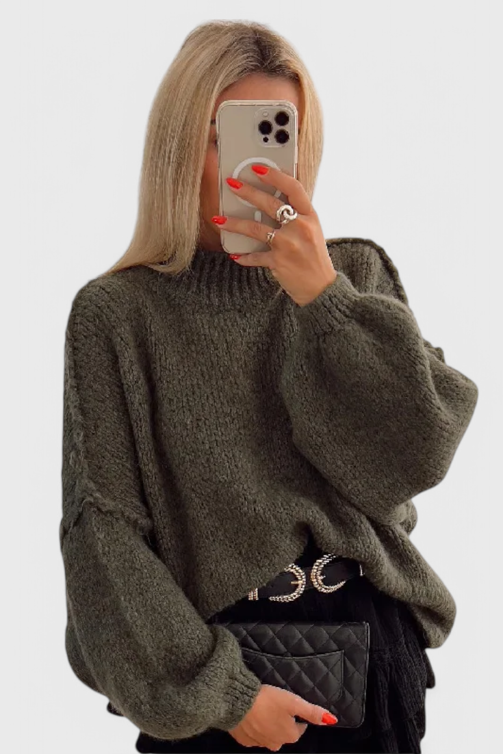 Antonia - Jersey oversized escote