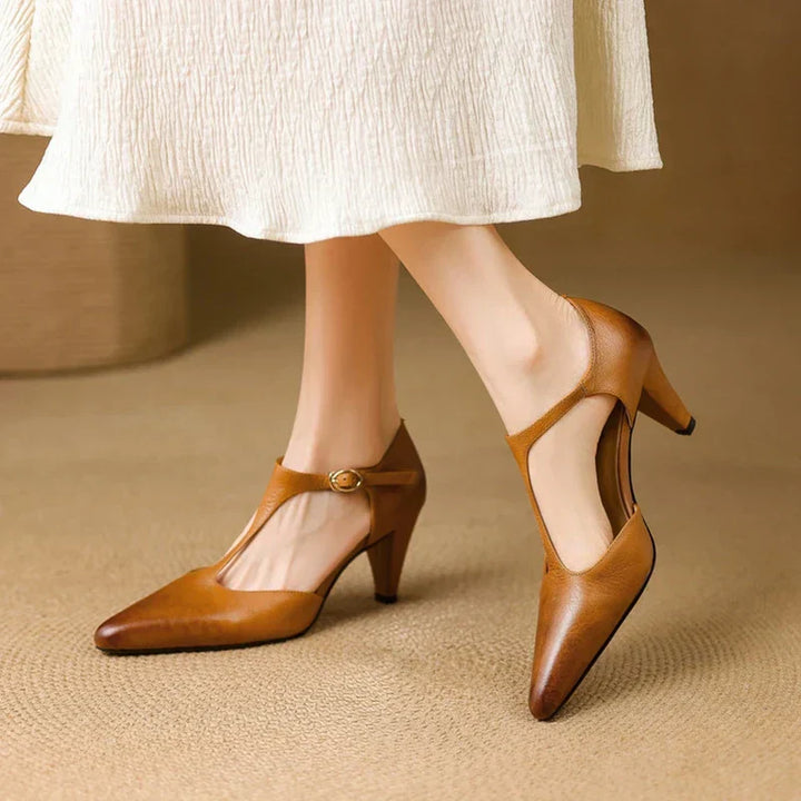 Begona - Tacones elegante de cuero