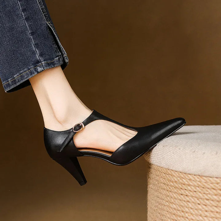 Begona - Tacones elegante de cuero