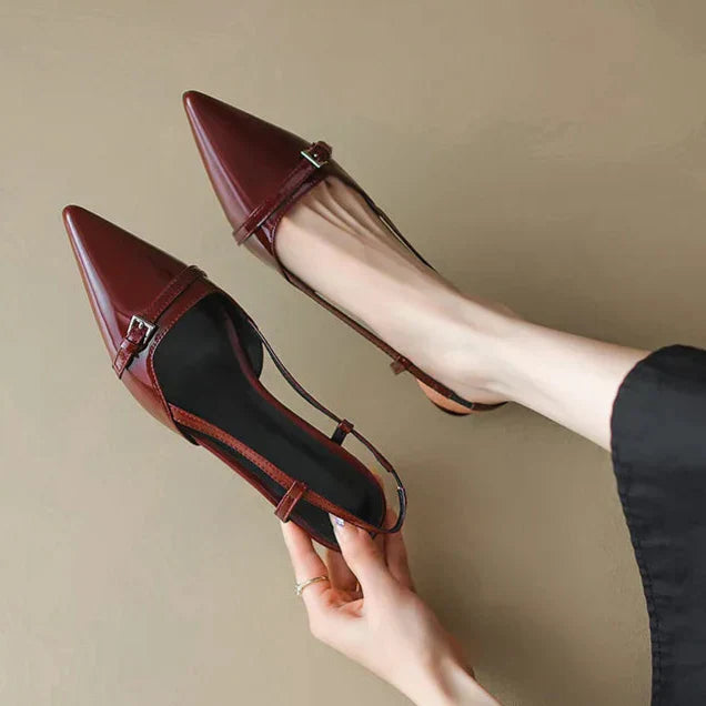 Marta - Tacones elegante de cuero