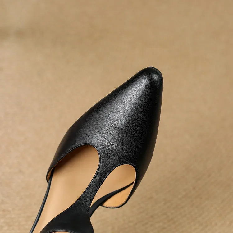Begona - Tacones elegante de cuero