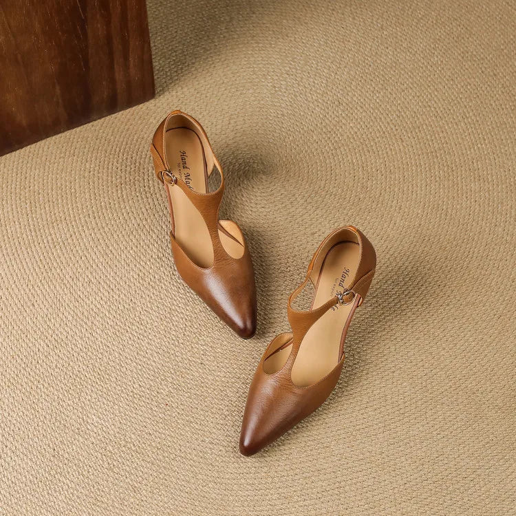 Begona - Tacones elegante de cuero