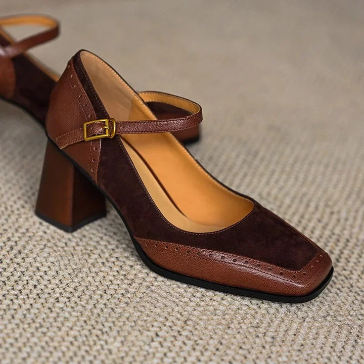 Esther - Tacones elegante de cuero