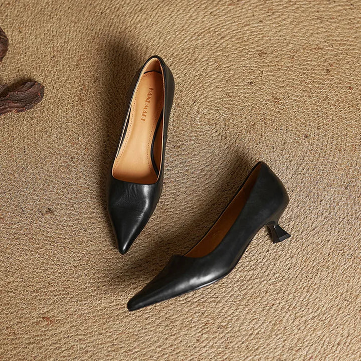 Maria - Tacones elegante de cuero