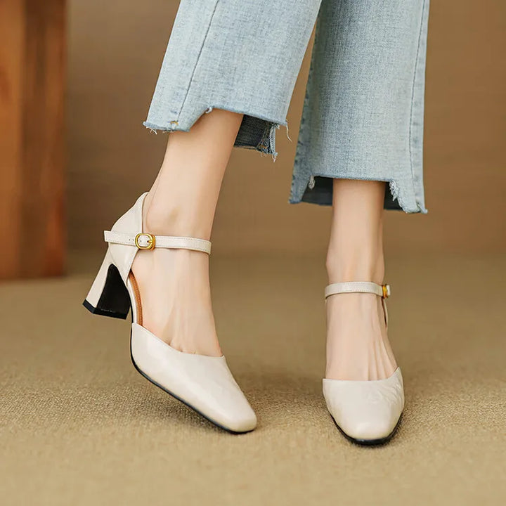 Isabel - Tacones de cuero