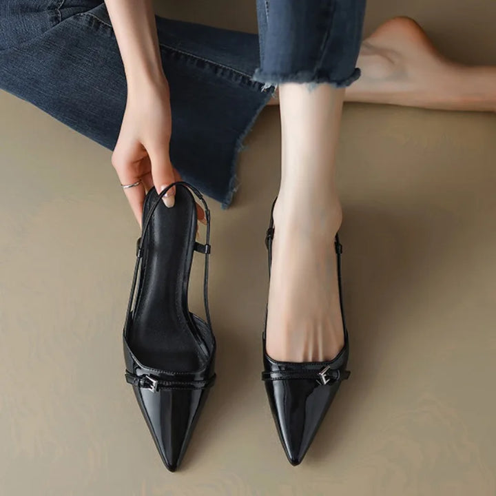 Marta - Tacones elegante de cuero