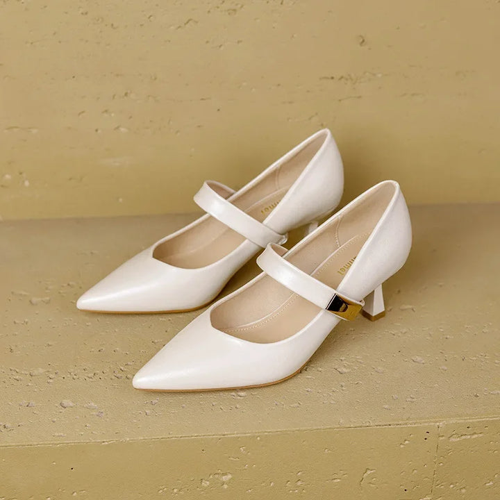 Alicia - Tacones de cuero