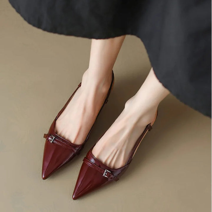 Marta - Tacones elegante de cuero