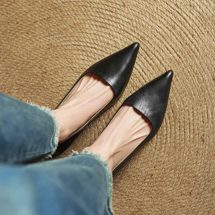 Maria - Tacones elegante de cuero