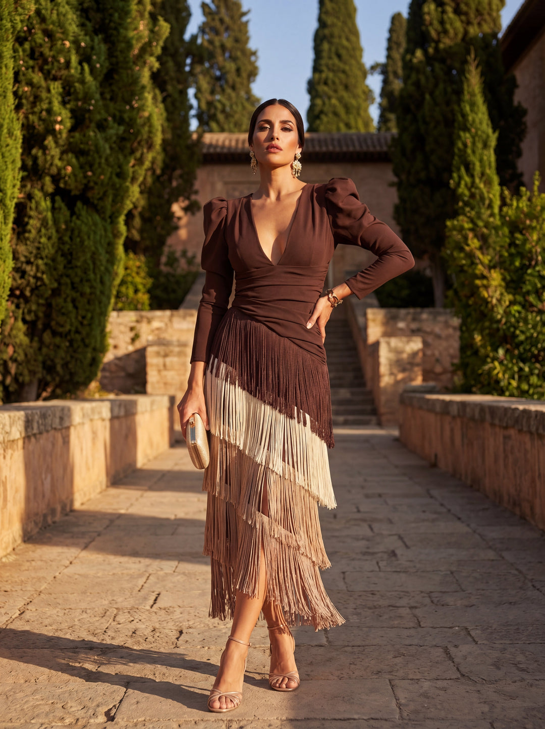 Ronda - Vestido con flecos