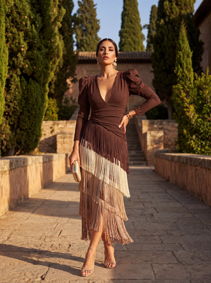 Ronda - Vestido con flecos