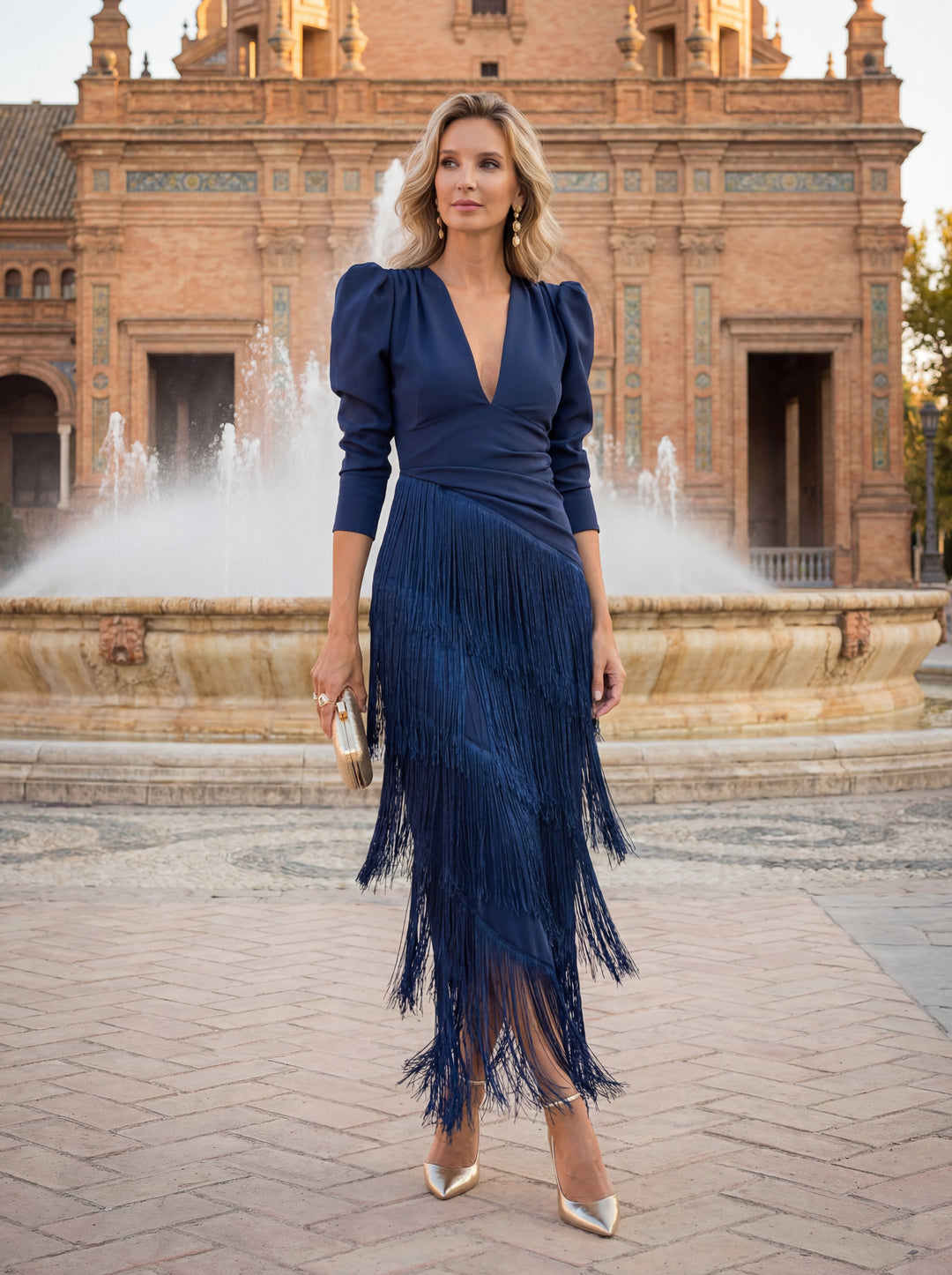 Ronda - Vestido con flecos