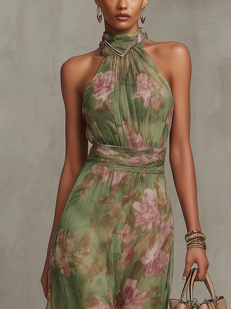 Marta - Vestido largo floral