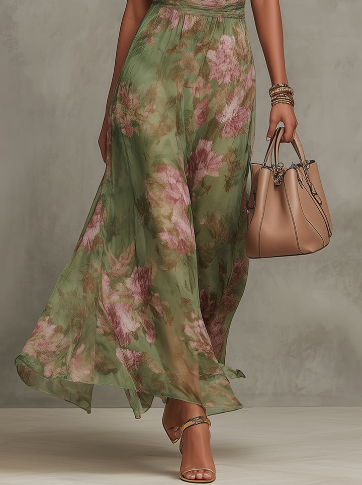 Marta - Vestido largo floral