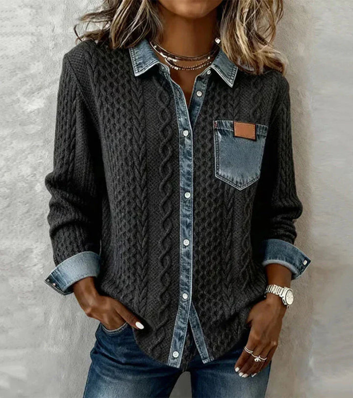 Laura - Blusa trenzado de punto