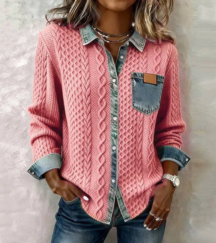 Laura - Blusa trenzado de punto