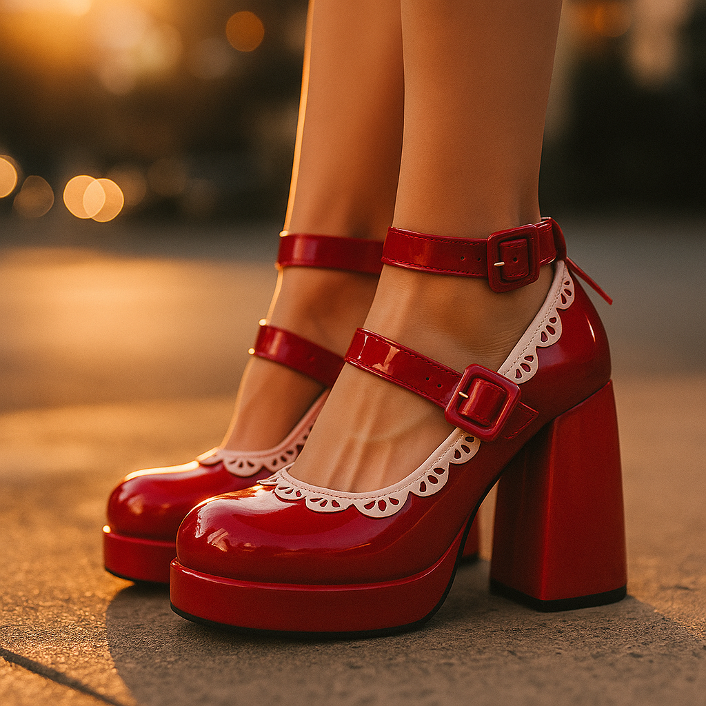 Sonia - Tacones de cuero