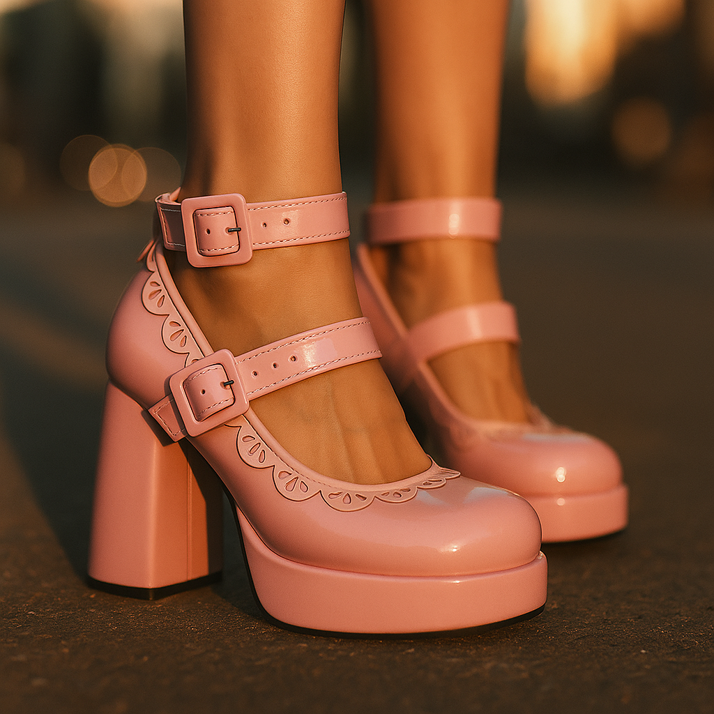 Sonia - Tacones de cuero