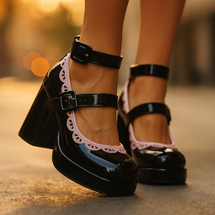 Sonia - Tacones de cuero
