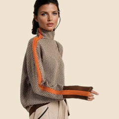 Adela - Jersey elegante cuello alto