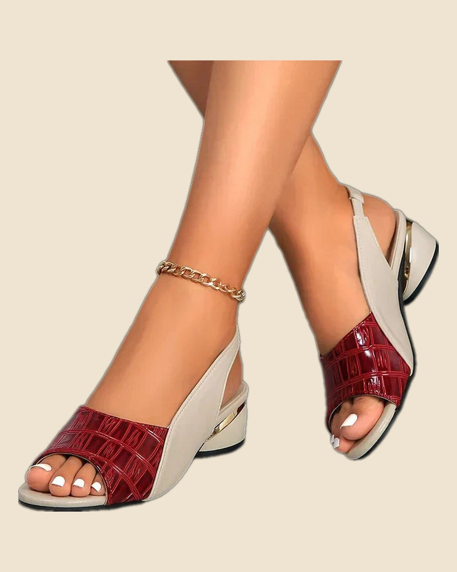 Ainara - Sandalias de cuero