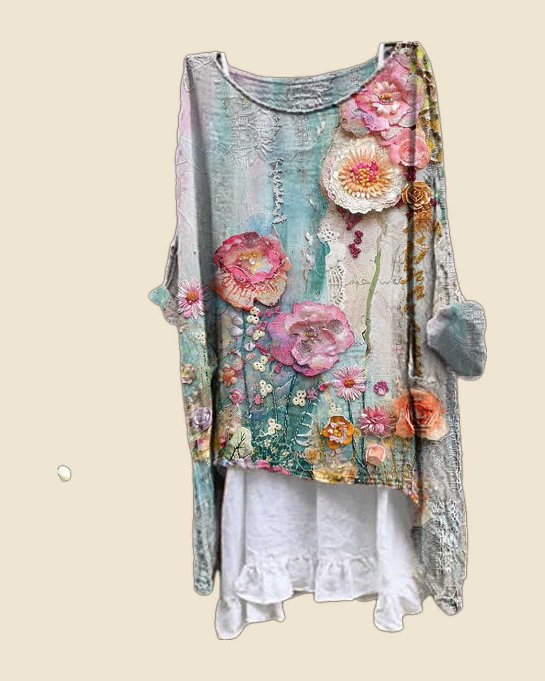 Alicia - Blusa suelto manga larga