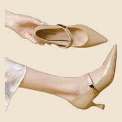 Alicia - Tacones de cuero