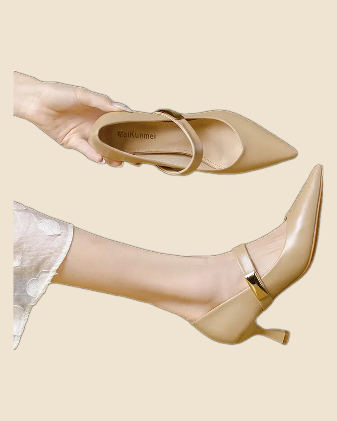 Alicia - Tacones de cuero