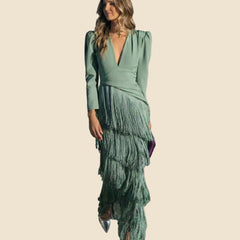 Alicia - Vestido midi elegante