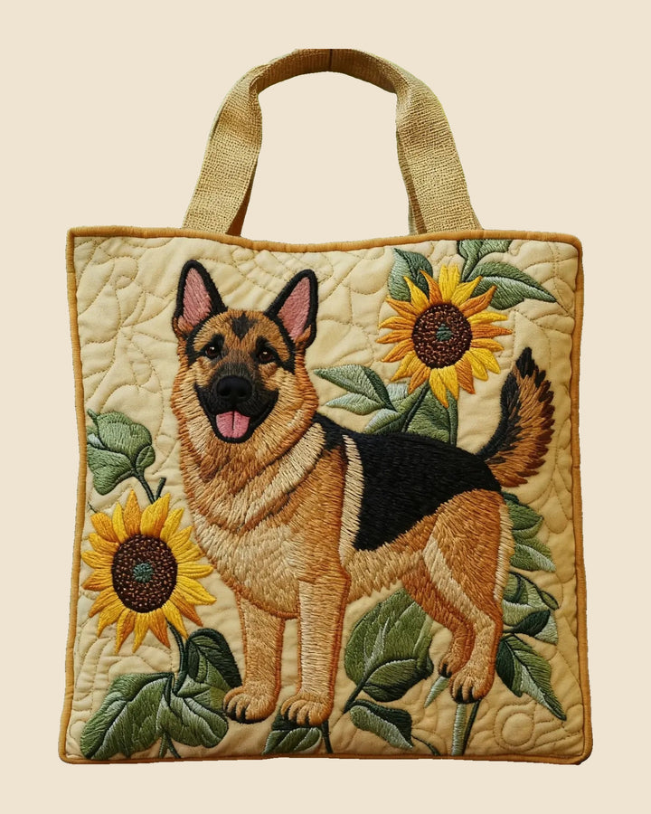 Bolso Pastor Alemán Floral