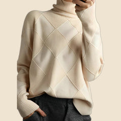 Ana - Jersey elegante cuello alto