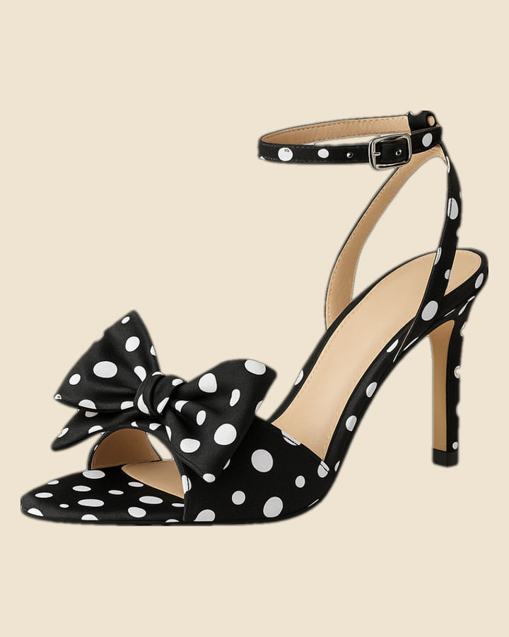 Andrea - Tacones vintage estampado