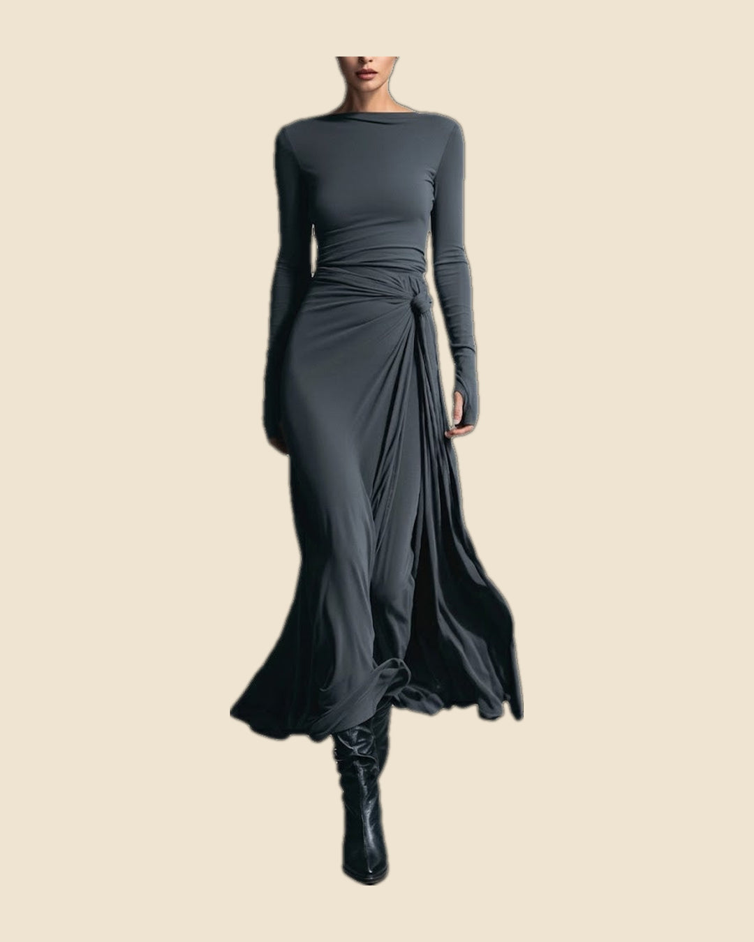 Angela - Vestido maxi