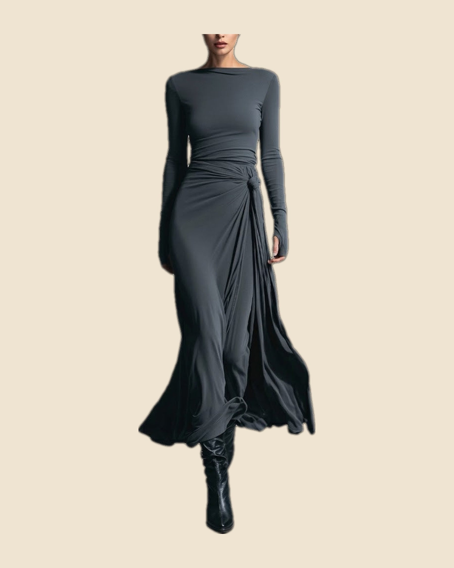 Angela - Vestido maxi