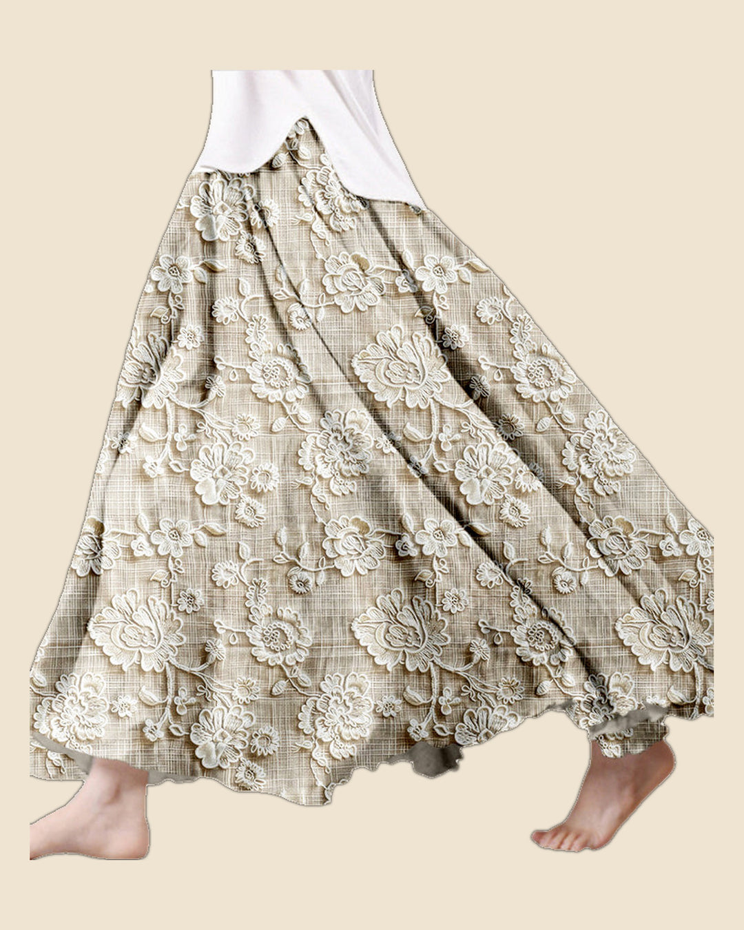Beatriz - Falda maxi vintage