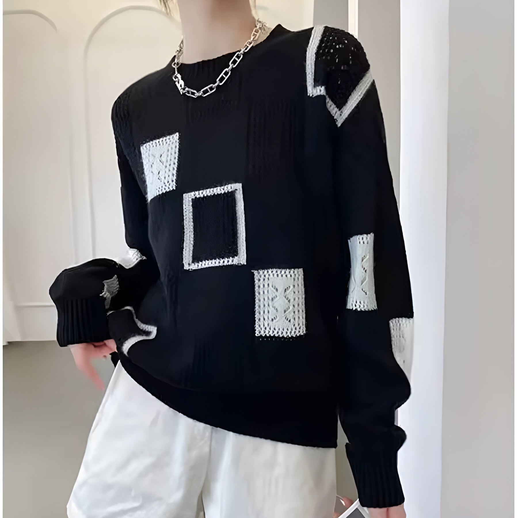 Beatriz - Jersey elegante escote