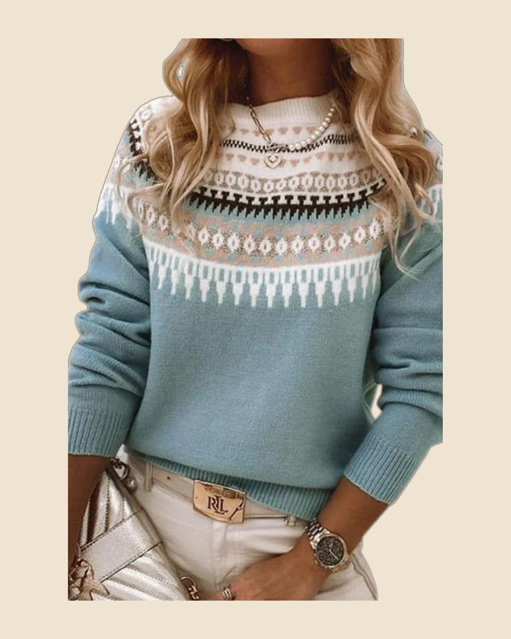 Carmen - Jersey elegante cuello redondo
