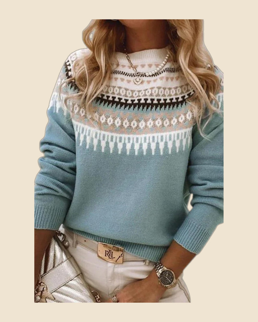 Carmen - Jersey elegante cuello redondo